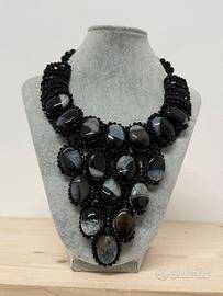 Collana artigianale con pietre naturali