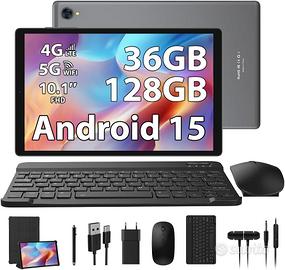 Tablet PC 10' Android 15 36GB RAM + 128GB + 4G SIM