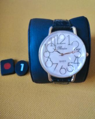 Orologio Ronica quadrante rosa  cinturino Genuine