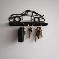 Portachiavi da parete Porsche 911 –  PETG nero