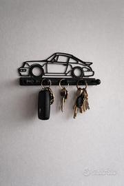 Portachiavi da parete Porsche 911 –  PETG nero