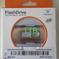 flash drive dual storage 1TB per iOS e PC 