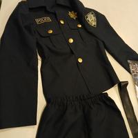 costume carnevale polizia