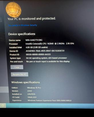 Notebook Lenovo B50-30
