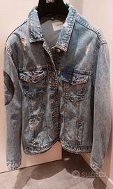 Giubbotto jeans unisex , tg L