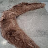 colletto a scialle in marmotta 