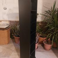 Mobiletto girevole porta DVD e/o CD di colore nero