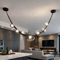 lampadario moderno a sospensione vetro 