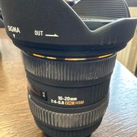 Sigma obiettivo grandangolare 10-20mm