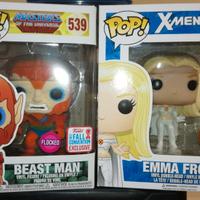Funko Pop Beast Man Emma Frost Figures NUOVE