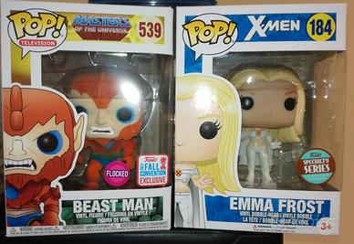 Funko Pop Beast Man Emma Frost Figures NUOVE
