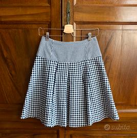 Gonna a pieghe Michael Kors in cotone a quadretti