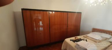 Camera completa in legno lucido