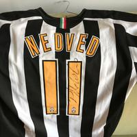 Maglia Juventus nedved usata in gara 2005/06 firma