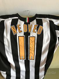 Maglia Juventus nedved usata in gara 2005/06 firma