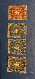 Lotto di francobolli Toscana usati