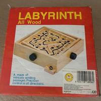 Labyrinth in legno gioco di abilità con pallina