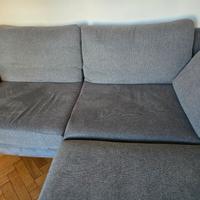 Divano 4 posti BATTITO D’ALI + pouf coordinato