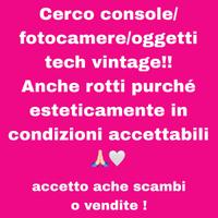 Prendo vecchi pezzi tech