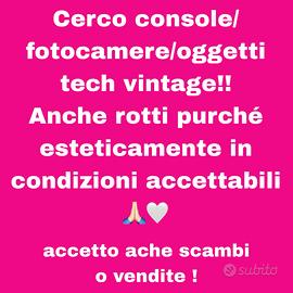 Prendo vecchi pezzi tech