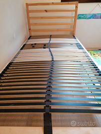 Letto singolo ikea completo di materasso e rete