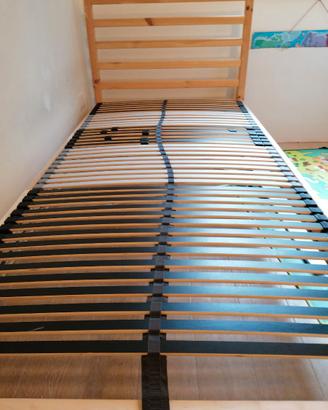Letto singolo ikea completo di materasso e rete
