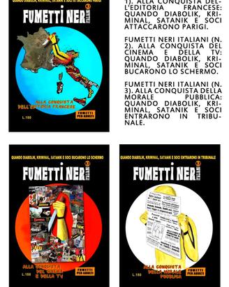libri fumetti neri italiani LOTTO O SINGOLARMENTE
