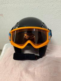 Casco sci bambini piu maschera