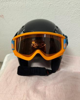 Casco sci bambini piu maschera