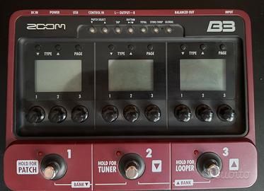 Zoom B3 - pedaliera multieffetto per basso