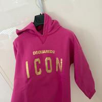 Felpa vestito dsquared 2 s xs
