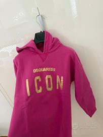 Felpa vestito dsquared 2 s xs