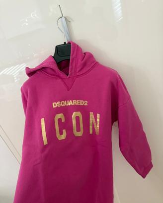Felpa vestito dsquared 2 s xs