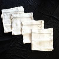 SET 4 ASCIUGAMANI ANTICHI, PURO LINO, INIZIO 900