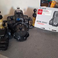 Custodia Subacquea con macchina fotografica Canon