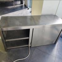 armadio con ante scorrevoli in acciaio inox