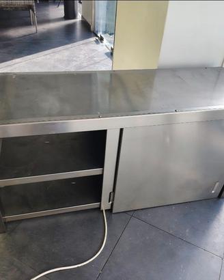 armadio con ante scorrevoli in acciaio inox
