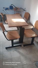 TAVOLO CON 2 PANCHE