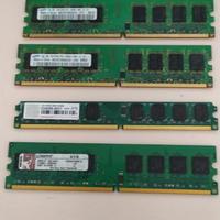 Memorie Ram da 1 e 2 Gb