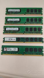 Memorie Ram da 1 e 2 Gb