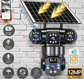 Telecamera wifi con pannello solare