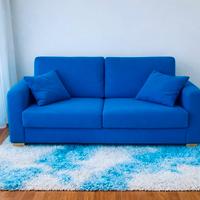 Divano Letto CADELBOSCO (Poltronesofa) col. Blu
