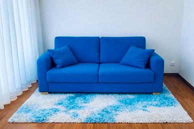 Divano Letto CADELBOSCO (Poltronesofa) col. Blu