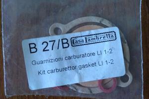 B 27/B Kit Revisione Carburatore LAMBRETTA LI 1 2