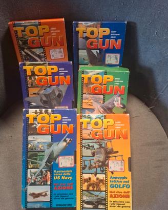 6 VHS Top Gun - Serie Completa