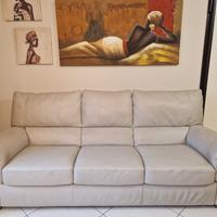 divano tre posti+puffo