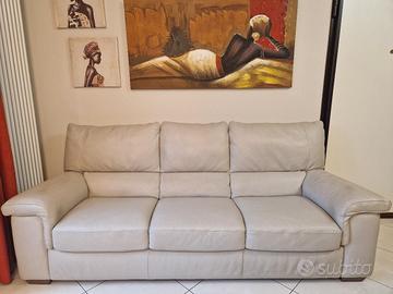 divano tre posti+puffo