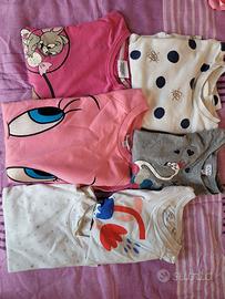 Magliette lunghe da bimba