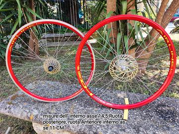 coppia di ruote per MTB 26X190X200