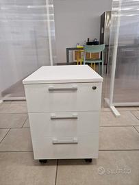 Cassettiera con rotelle, 3cassetti 42 x 60 x 55 cm